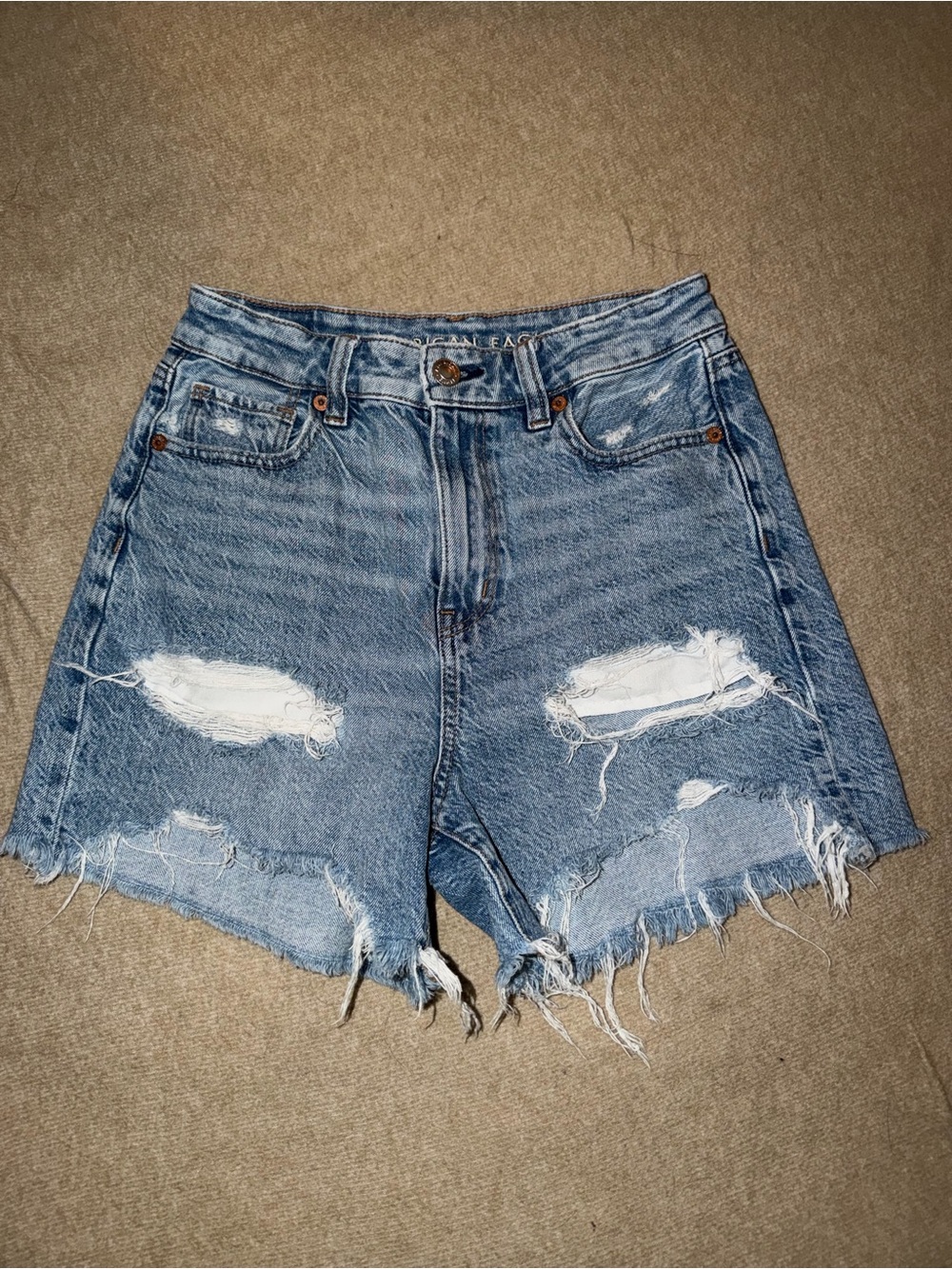 American Eagle Size 00 Baggy Mom Shorts